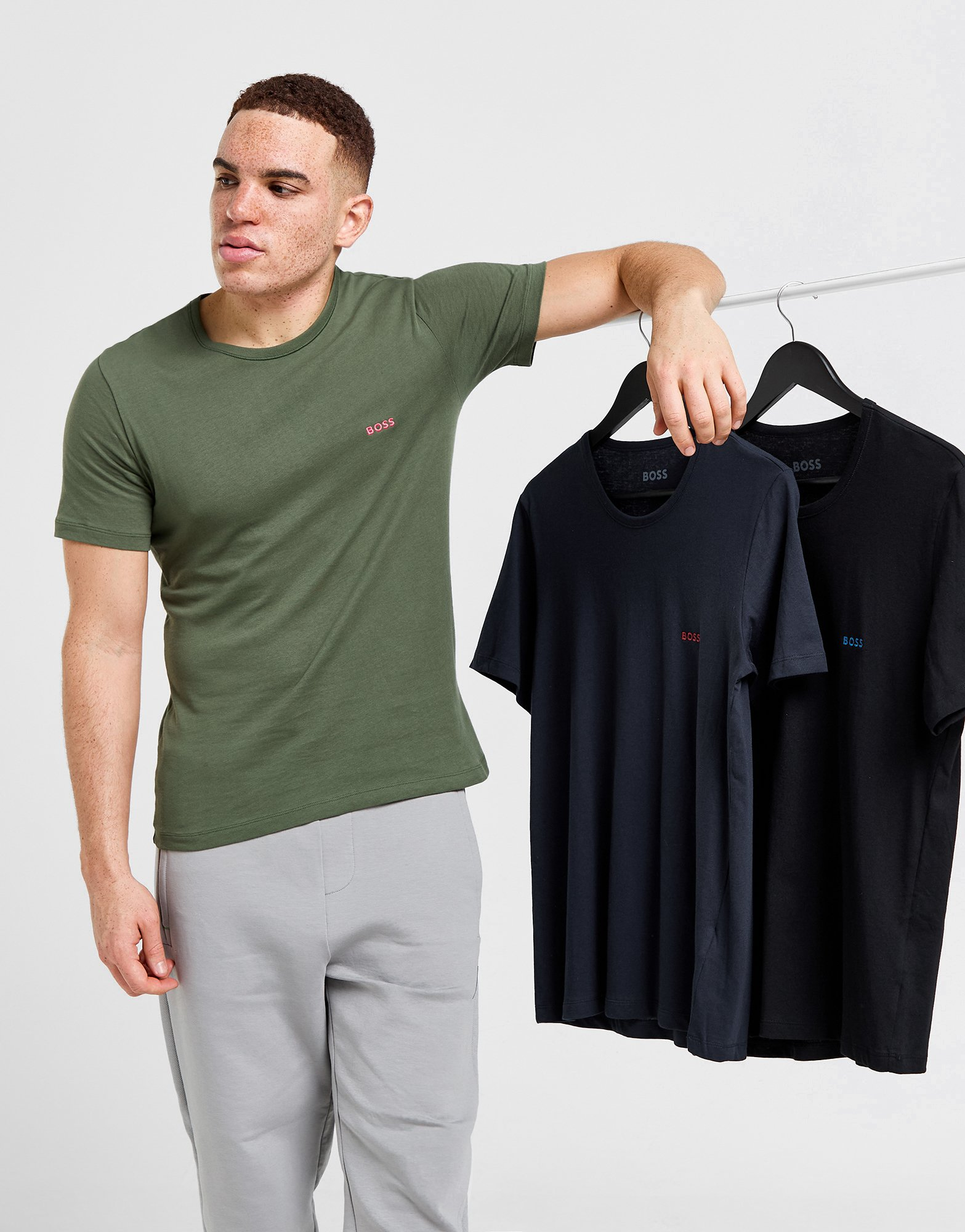 BOSS Lot de 3 T-shirts Homme