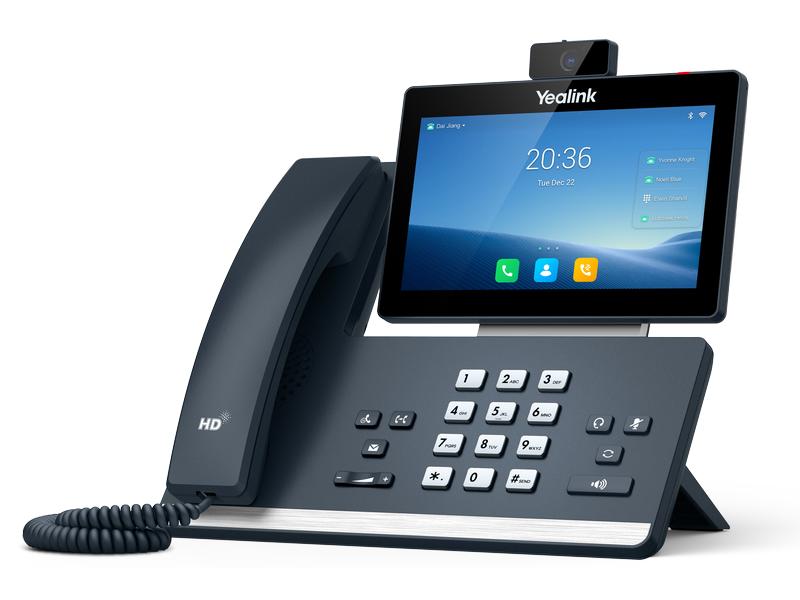 Yealink Tischtelefon T58W mit Kamera Grau Einfache Audio- und visuelle Kommunikation