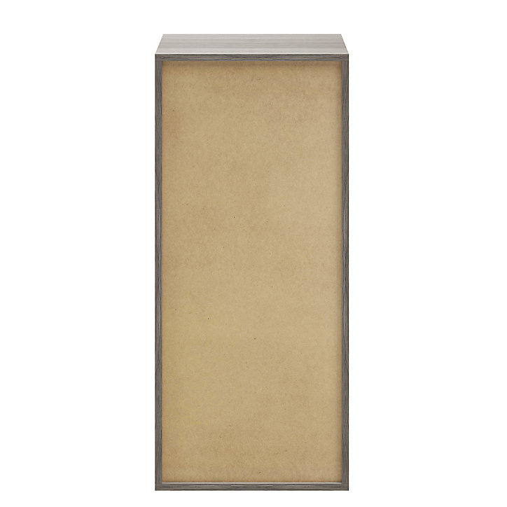Caisson effet chêne grisé GoodHome Atomia H. 112,5 x L. 50 x P. 35 cm