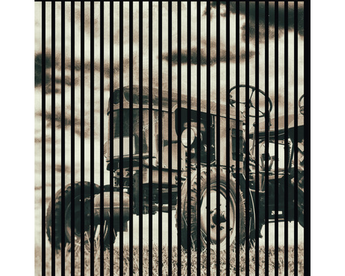 Digitaal bedrukt akoestisch paneel, tractordesign 1, 1195 x 1133 x 19 mm, set = 2 individuele panelen