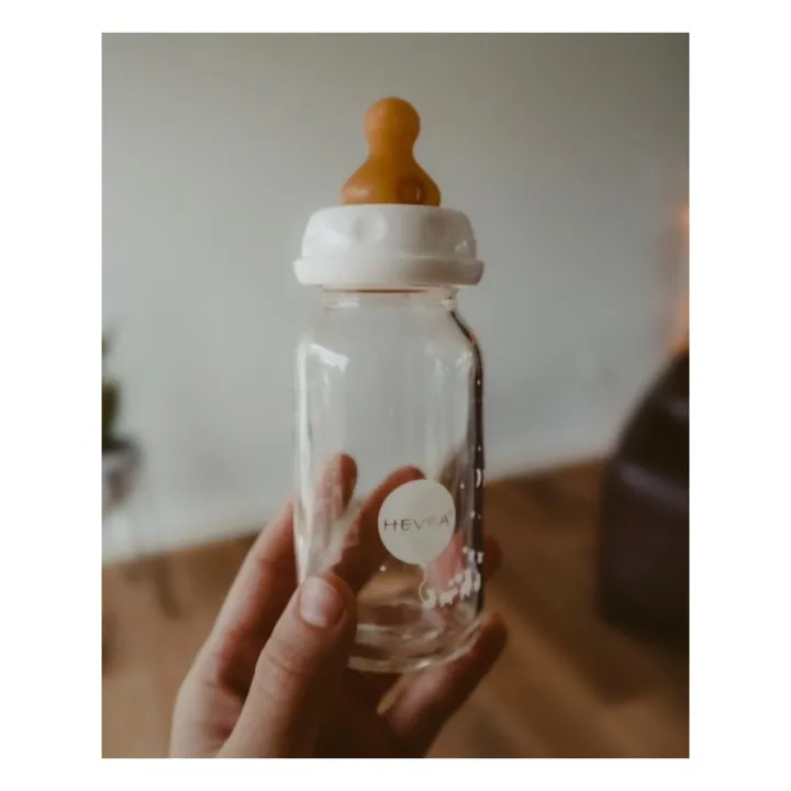 Hevea Biberons en verre borosilicate 120ml - Lot de 2
