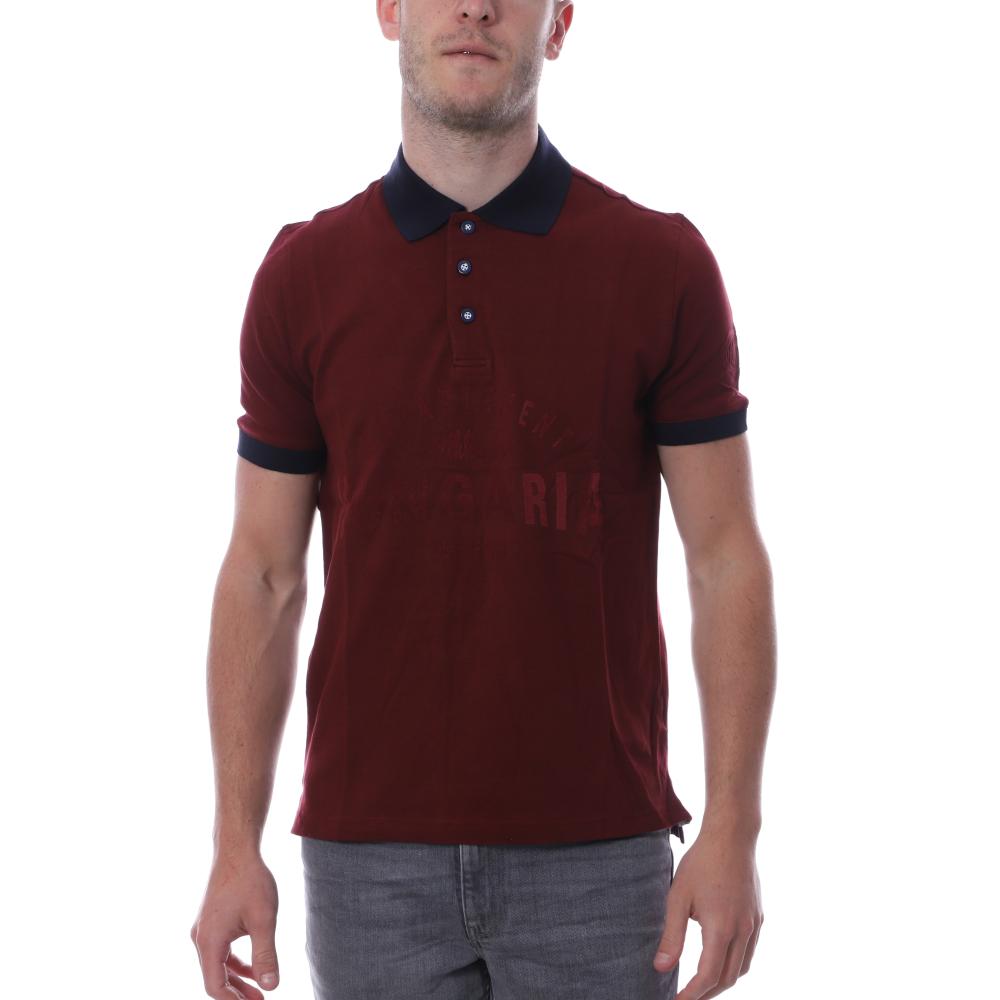 Hungaria Polo bordeaux homme Hungaria Sport Style