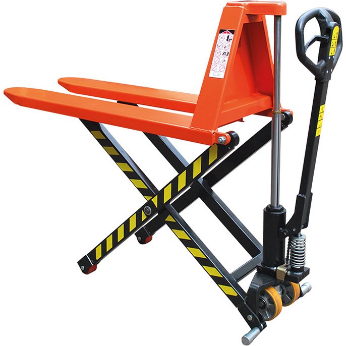 Transpalette manuel haute levée 1000 kg 1140 mm / 680 mm