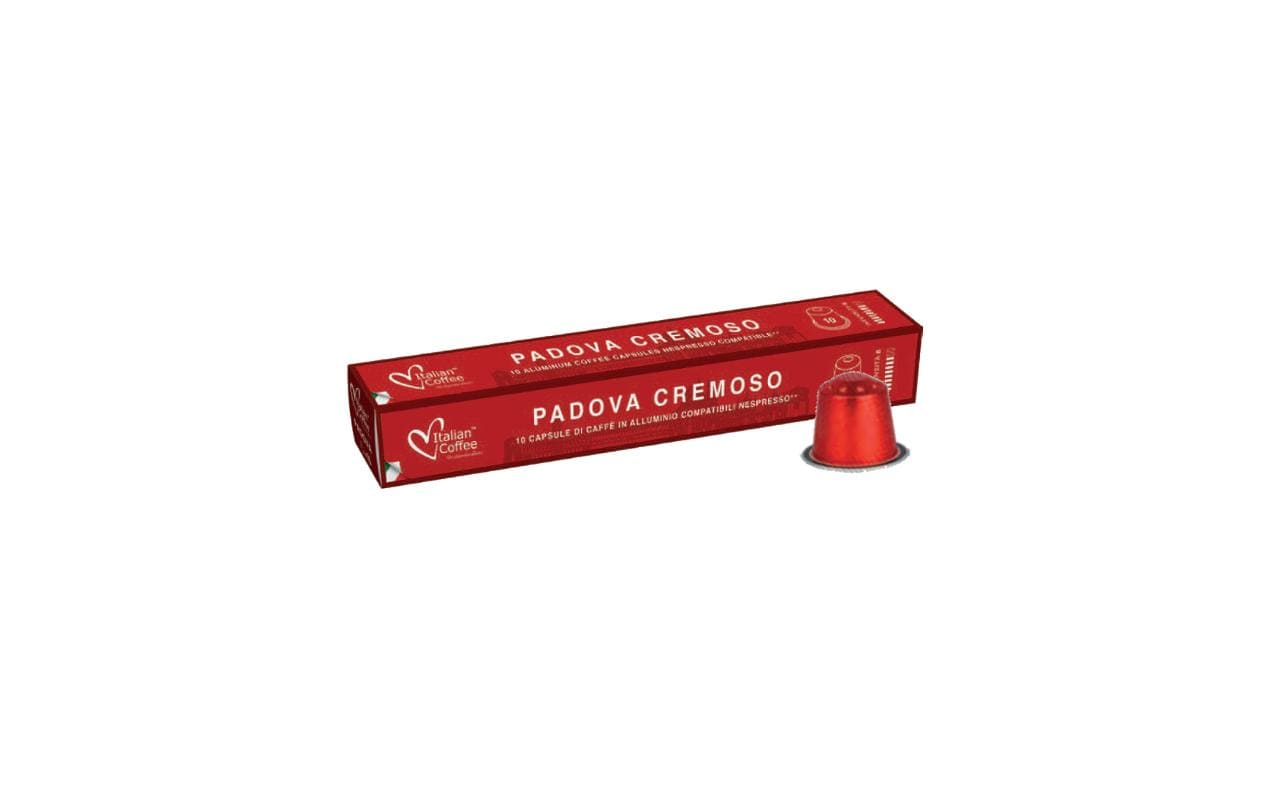 Kaffeekapseln Padova Cremoso 10 StückAlukapseln für Nespresso-Maschinen