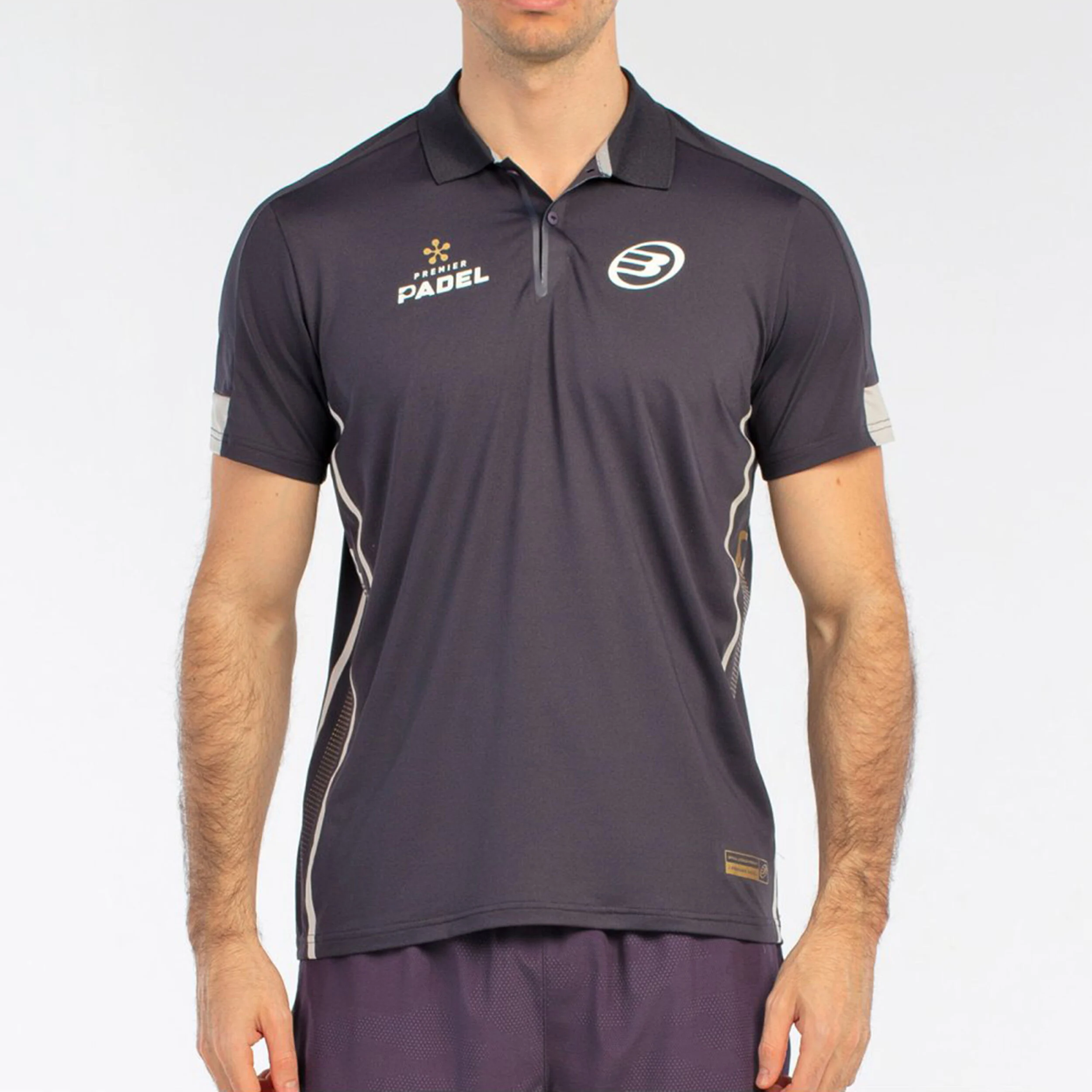 Bullpadel Bogue Polo Hommes - Gris Foncé