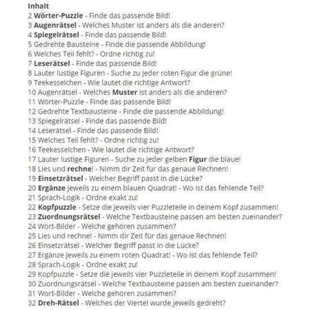 miniLÜK - Kleines Rätselfrühstück 2.-4.Klasse