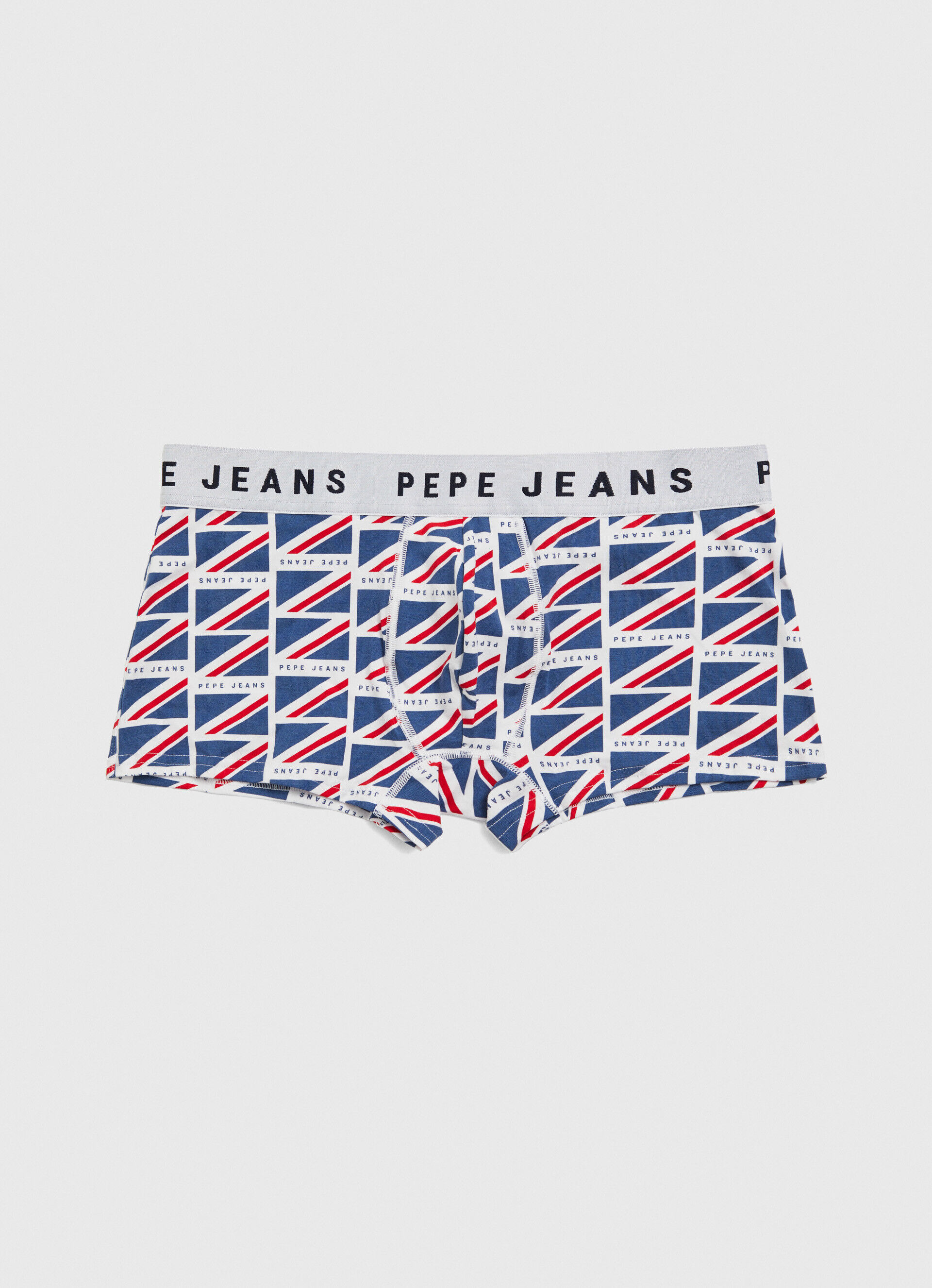 Conjunto de 2 cuecas boxer de algodão elástico - azul dulwich