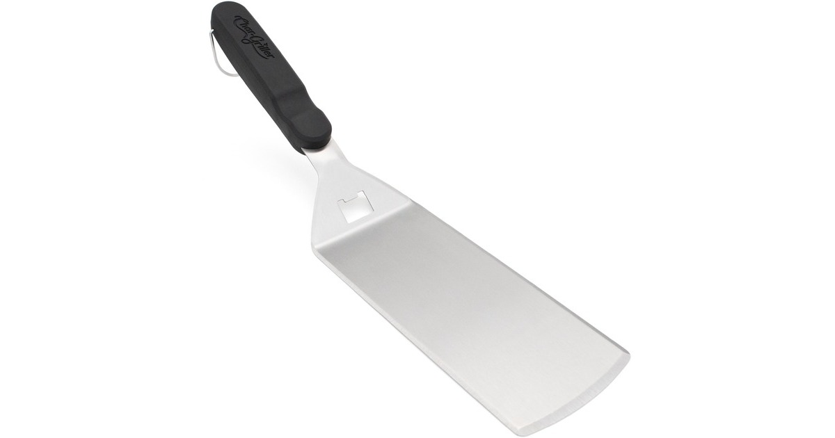 Char-GrillerLarge Cut Spatula spatel  (Roestvrij staal/zwart)
