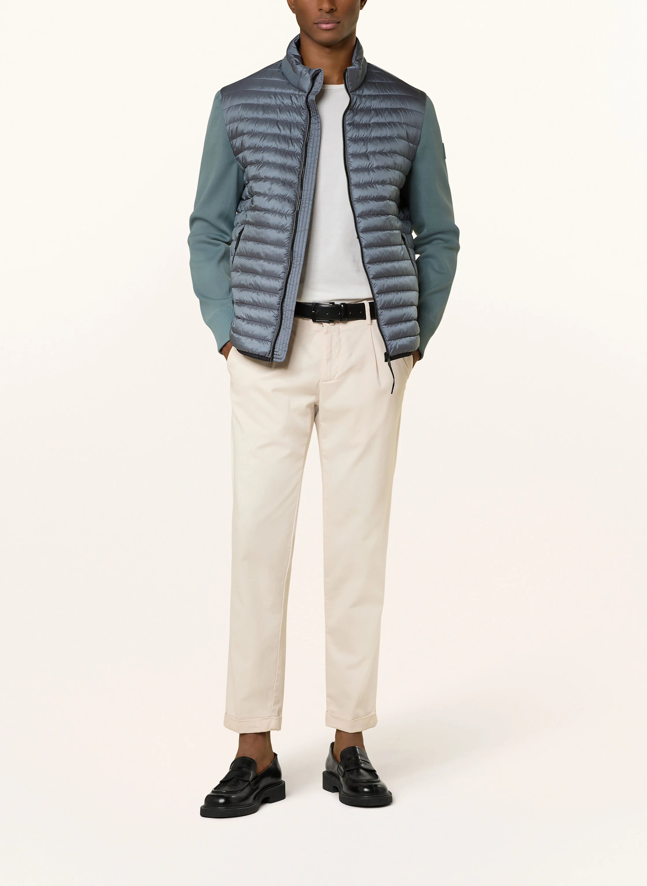 MILESTONE Steppjacke MSAMARILLO im Materialmix