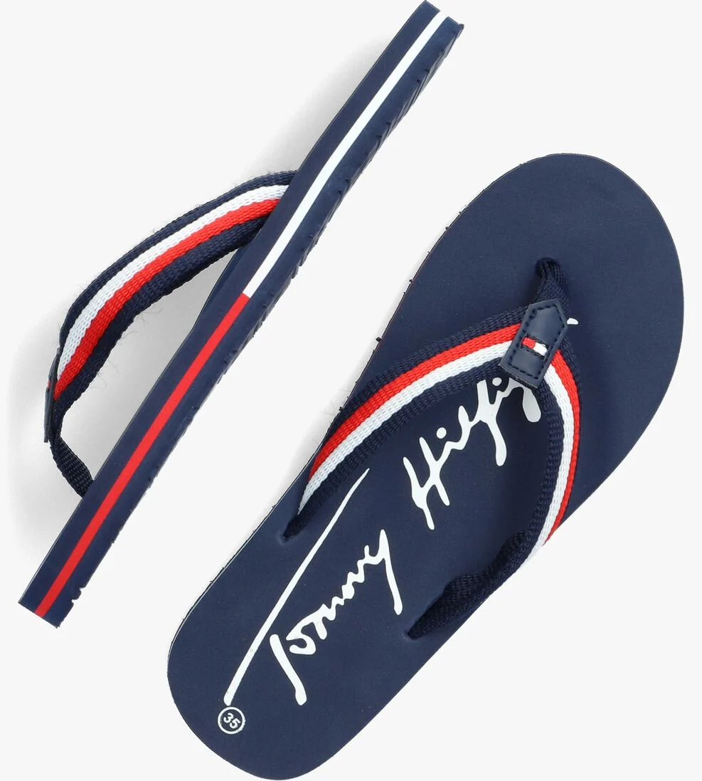 TOMMY HILFIGER blauwe tommy hilfiger slippers 32265