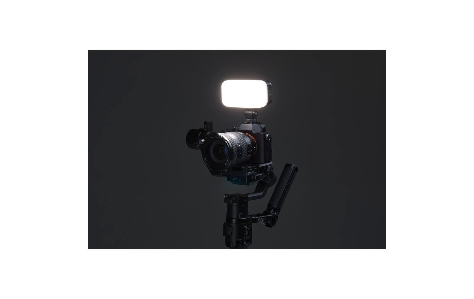 Videoleuchte WL8P<br>Wasserdichtes LED-Licht mit 2900 mAh starkem Akku