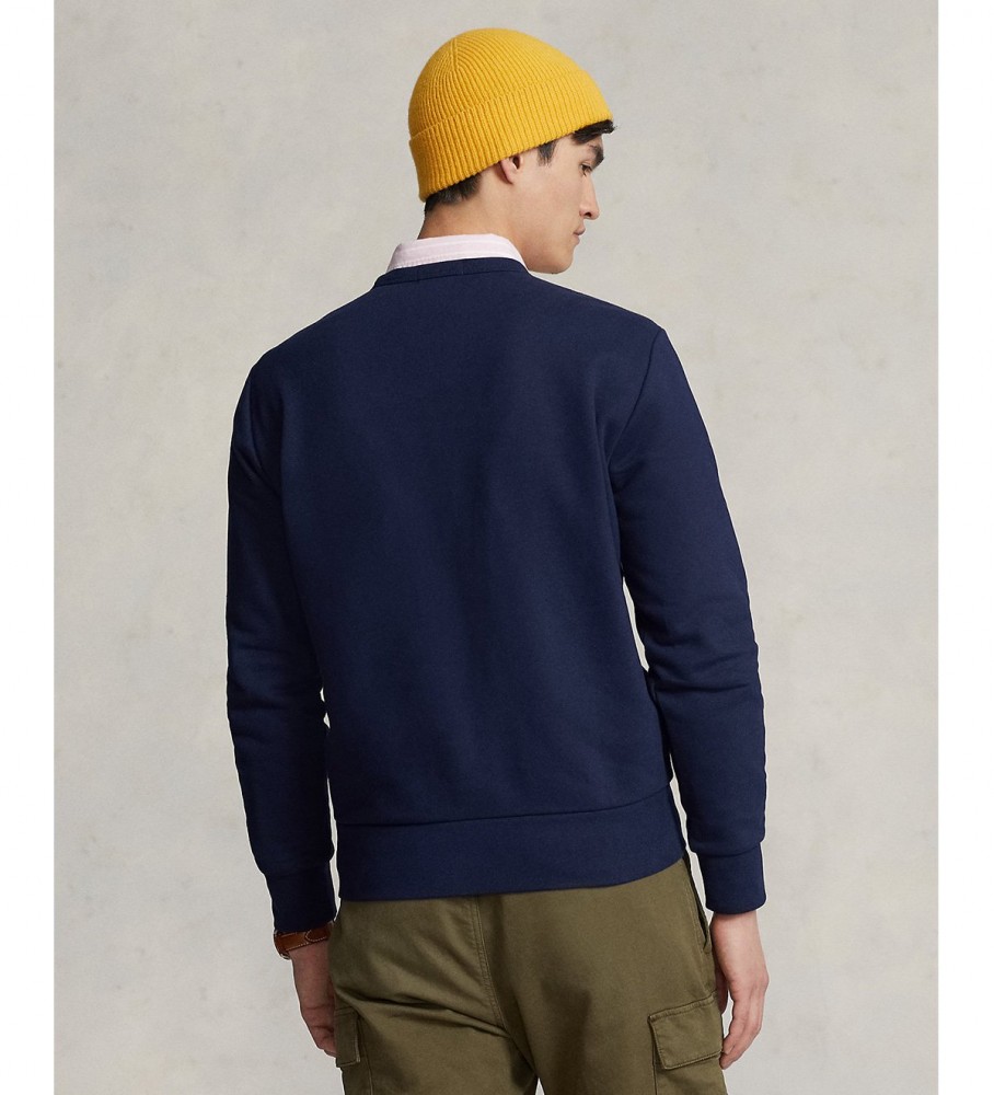 Moletom Ralph Lauren Navy Logo Fleece