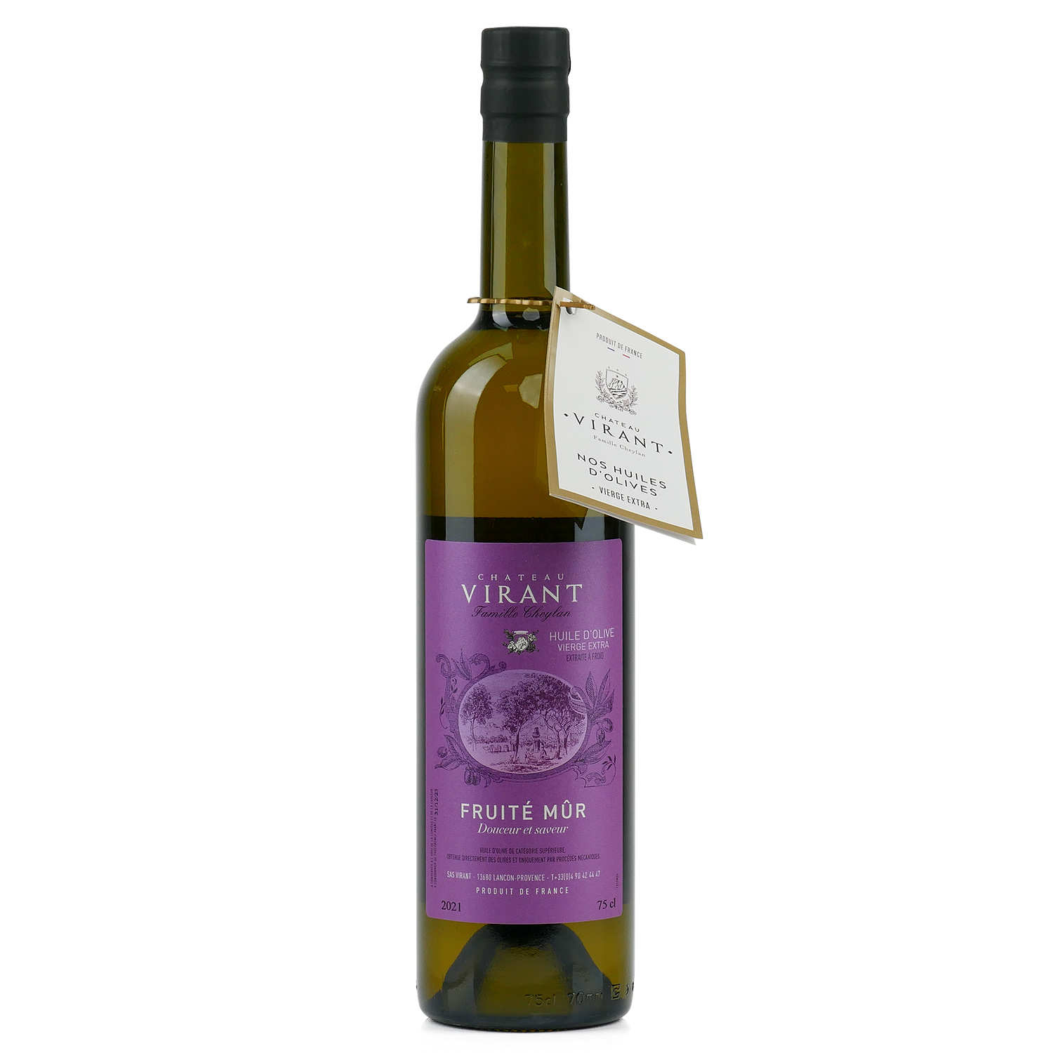 Huile d'olive fruité mûr Château Virant