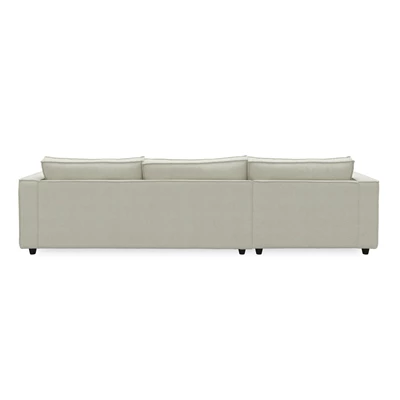 Agir venstrevendt sofa med chaiselong