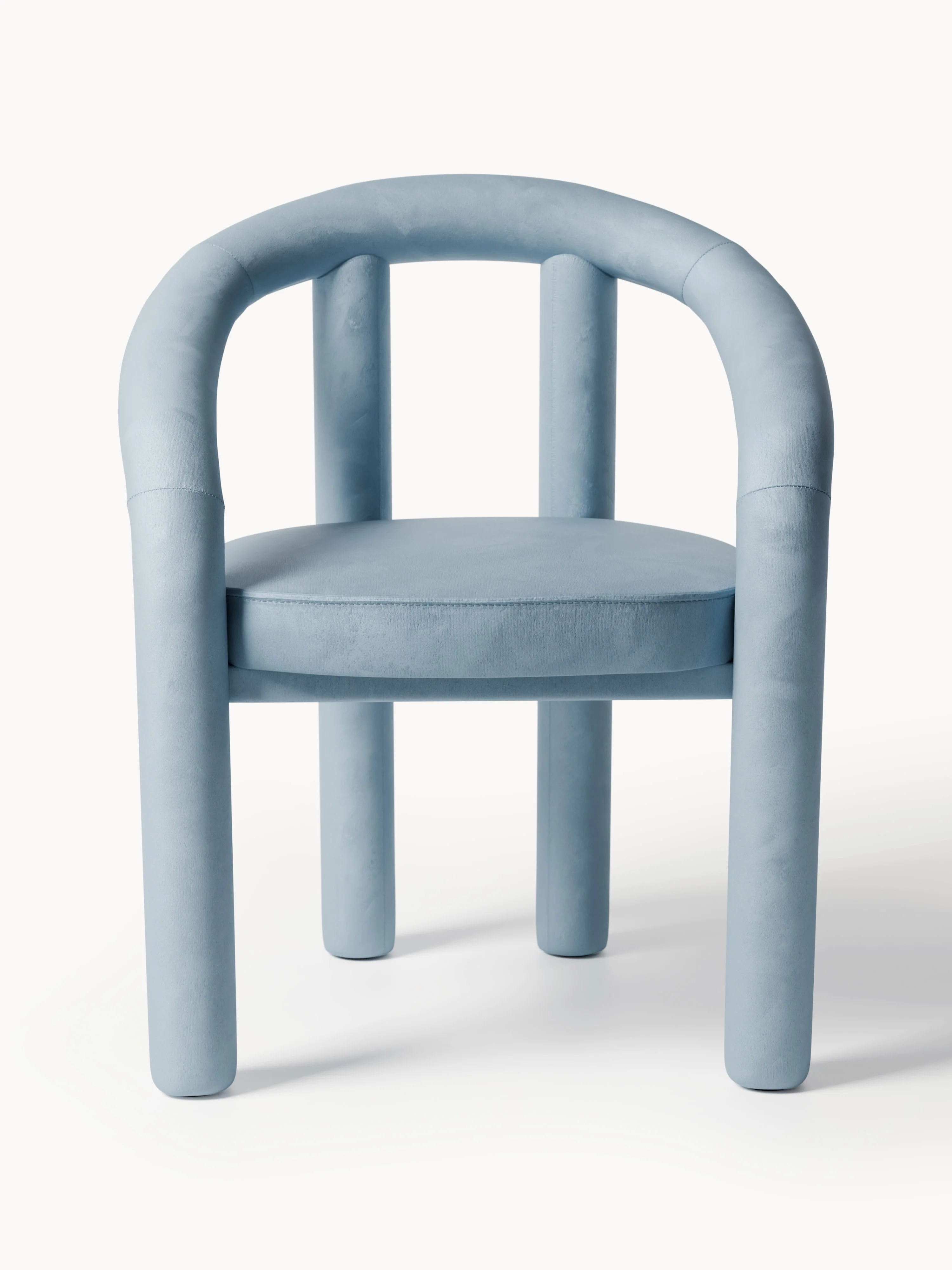 Fluwelen armstoel Calan 3