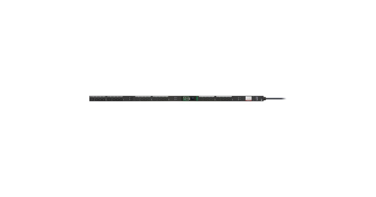 APCEPDU1232SMBO - Switched & Metered-by-Outlet PDU  (Zwart, 0U, 32A, 400V, (18x)C13 & (6x)C19, IEC60309 32A 3Fase stekker)