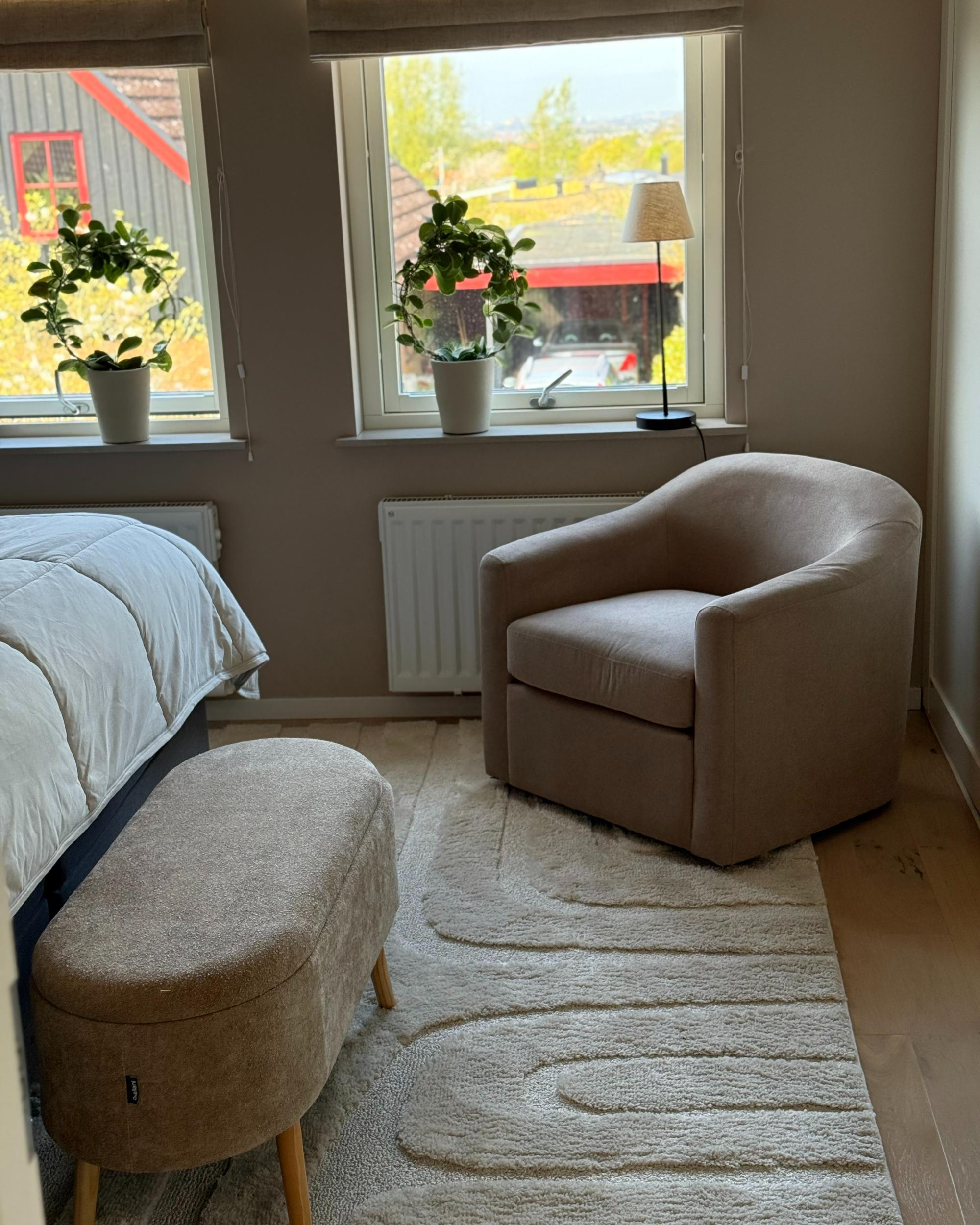 Draaifauteuil MAGNOR Stof Taupe
