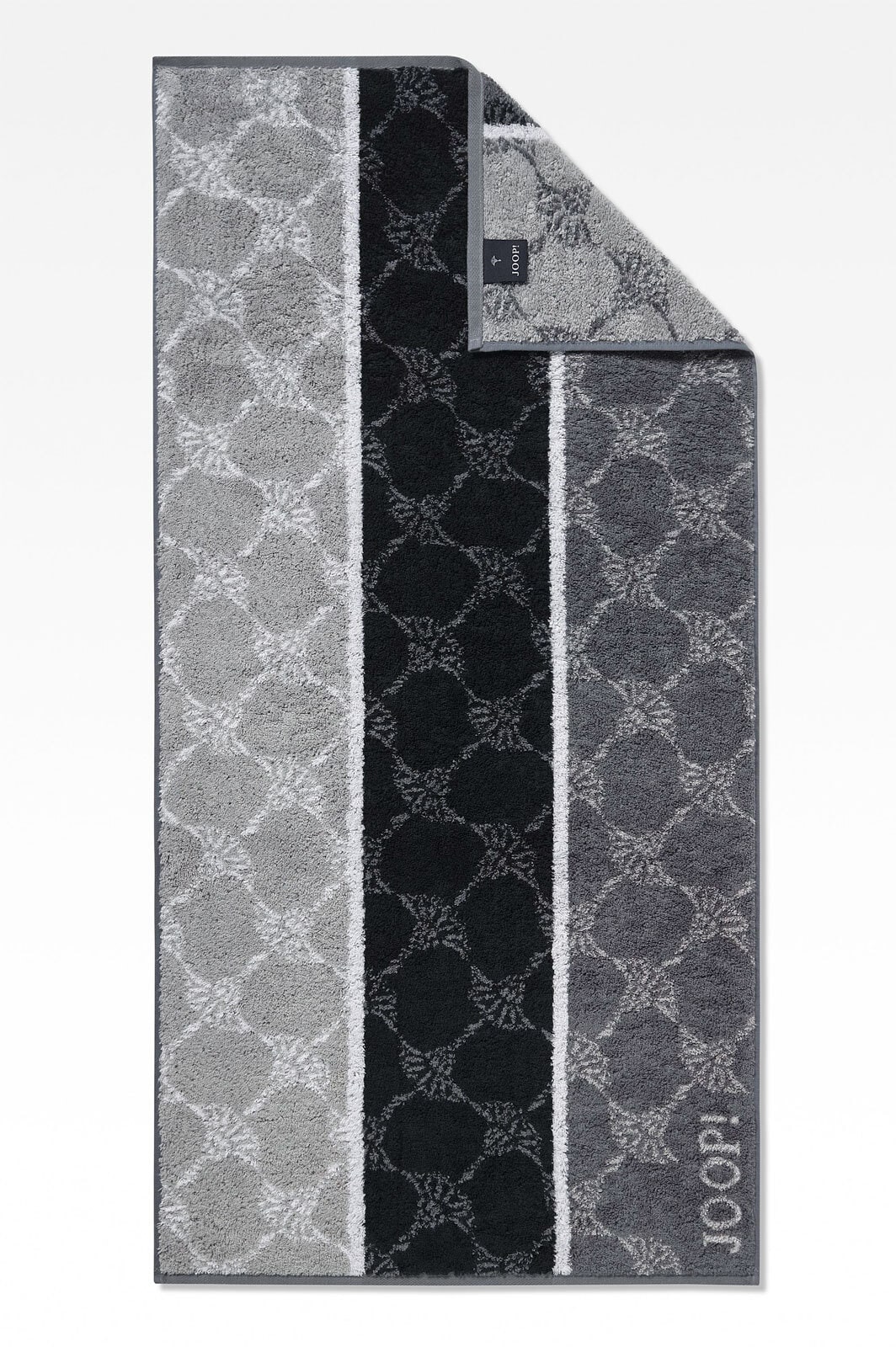 JOOP! Duschtuch CORNFLOWER STRIPES80 x 150 cm schwarz
