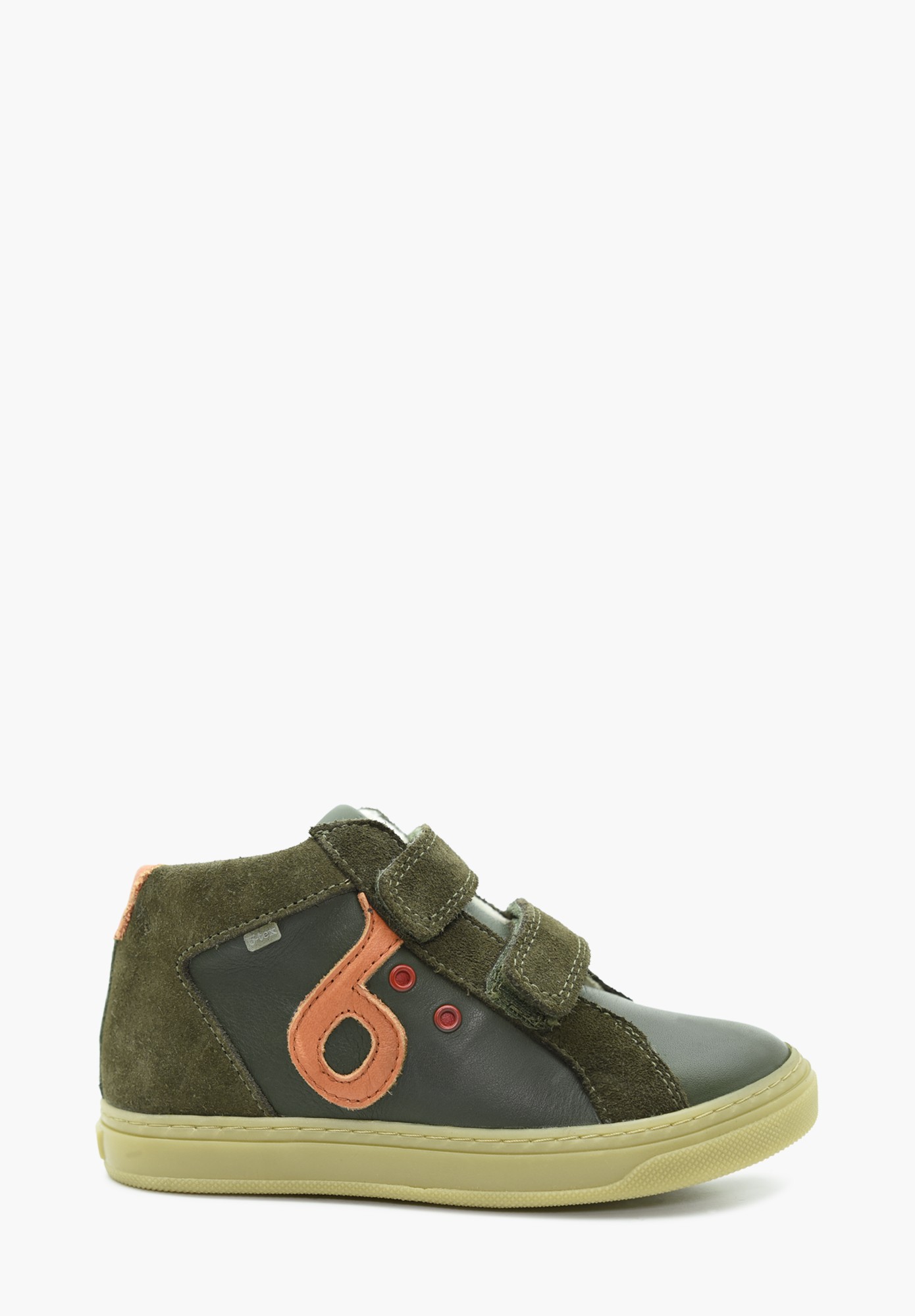 Orello logo TEX Wollfutter Kinder Grüne Orange