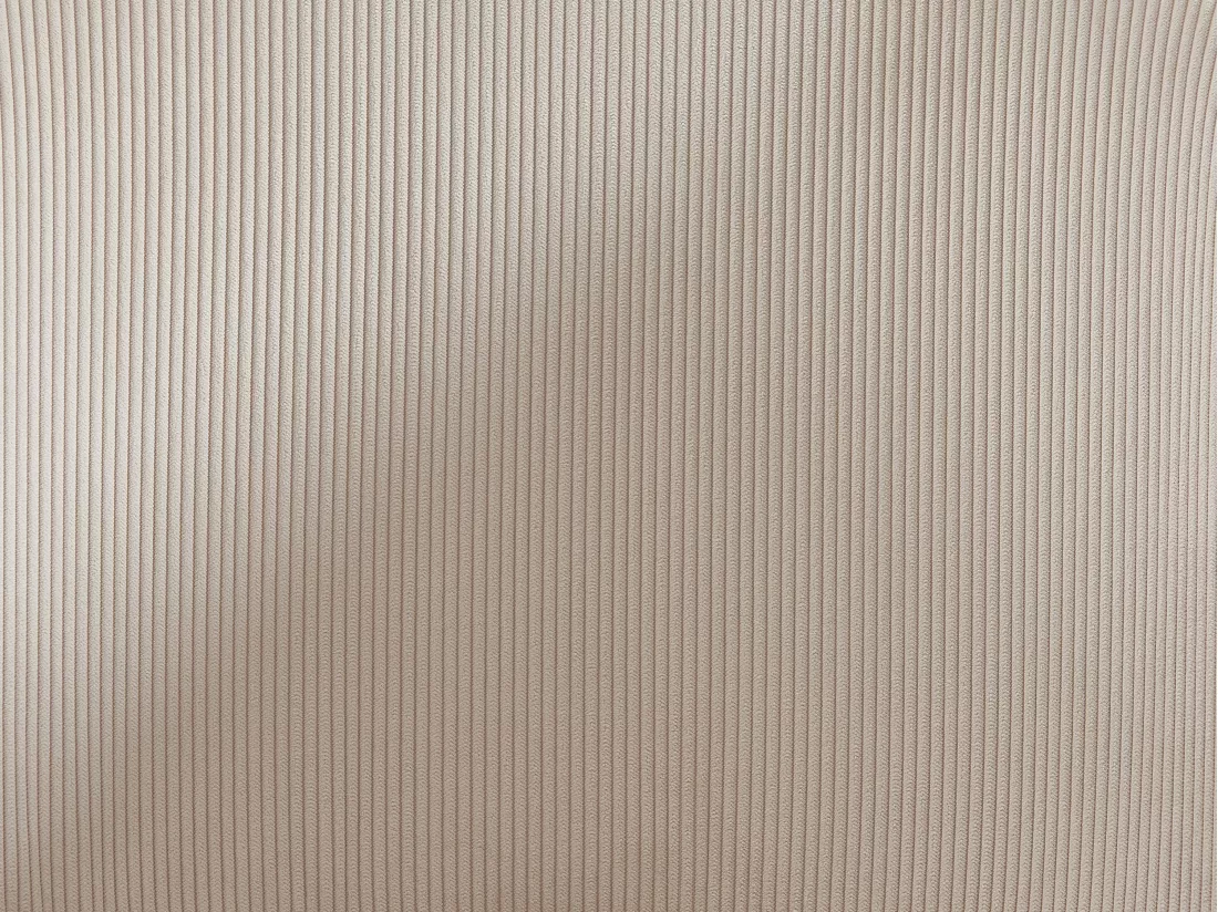 Lot de 6 chaises avec accoudoirs en velours côtelé et métal noir - Crème - ORDIDA de Pascal MORABITO