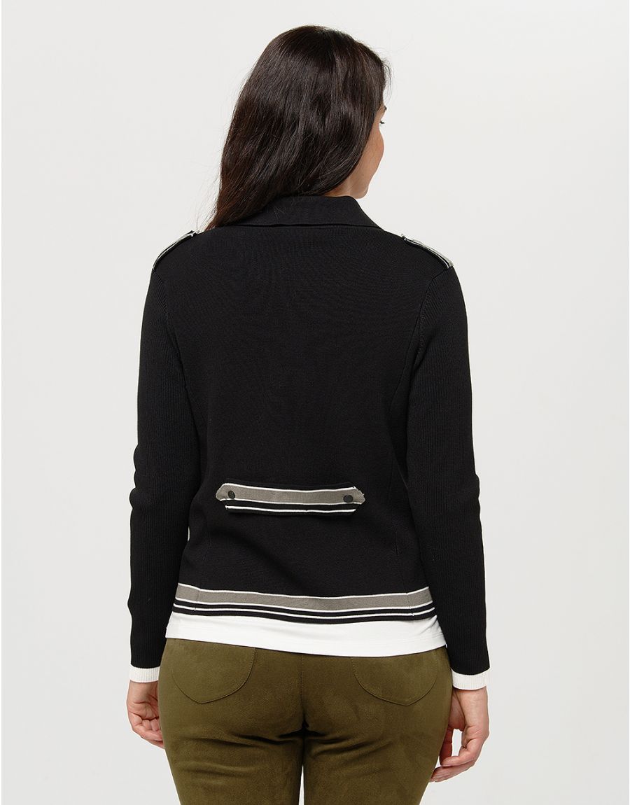 Veste noire zippée