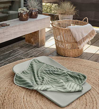 Leander Matty Wickelauflage - Mini - Sage Green