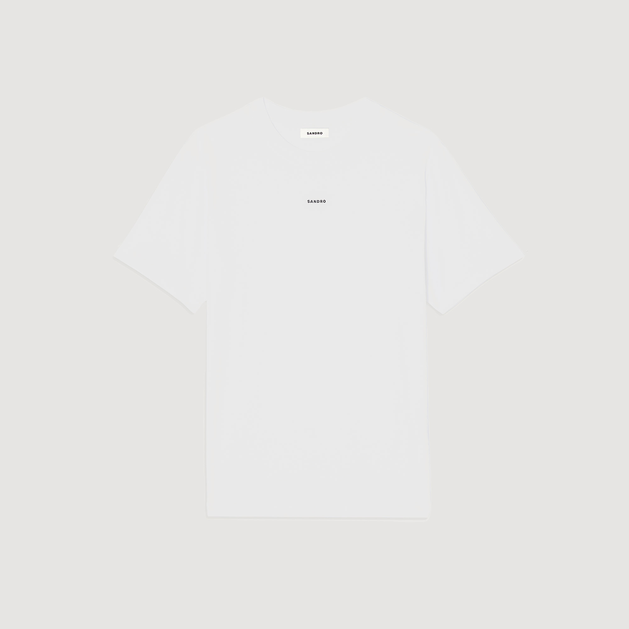 T-shirt brode Sandro en coton biologique