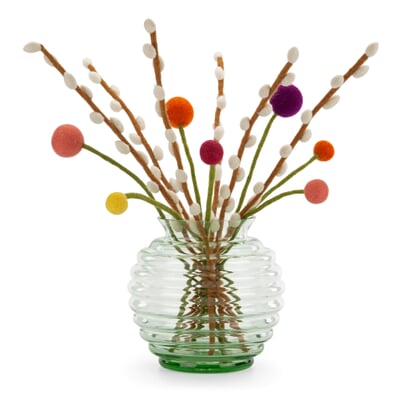Set Filz-Blumen, Kräftige Farben