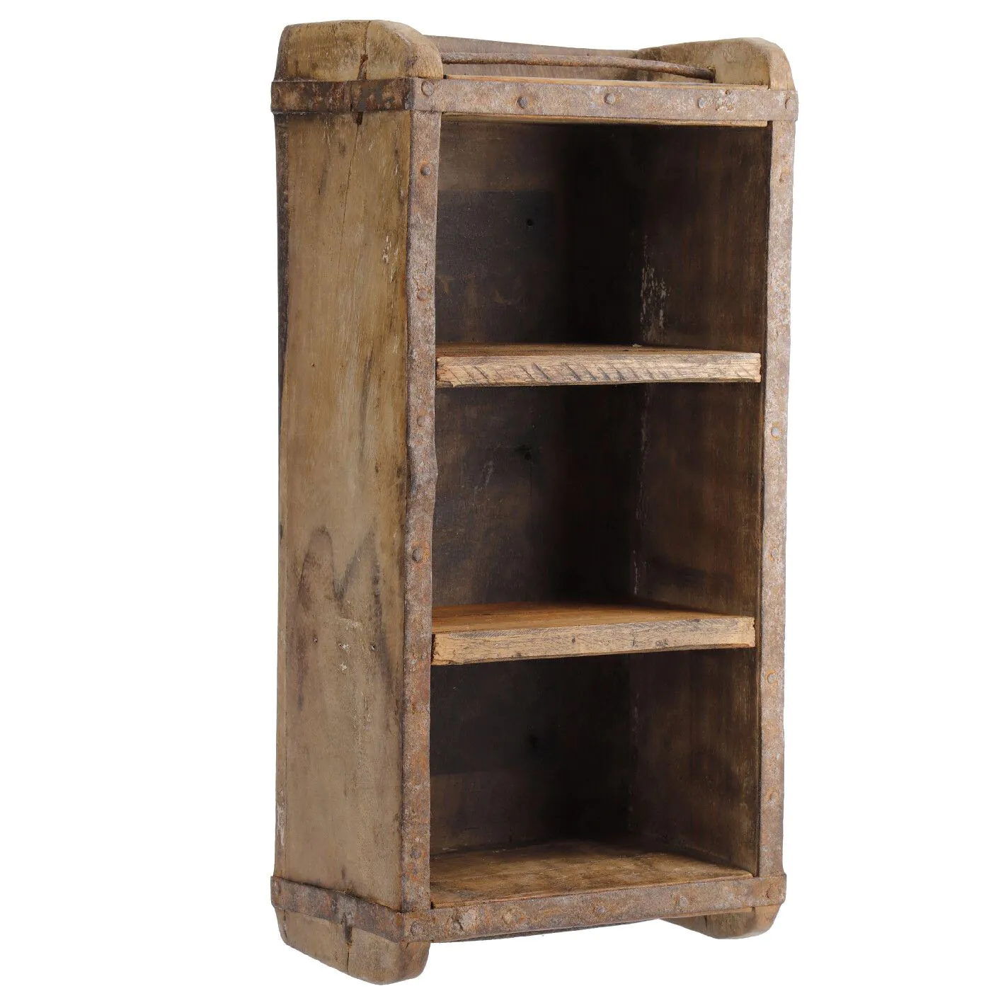 Holzschale Rustik, 3 Fächer, 33 cm