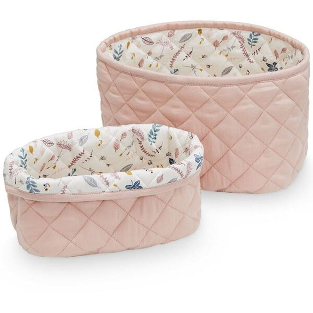 Cam Cam Quilted Opbevaringskurv 2 Pak Blossom Pink - CamCam