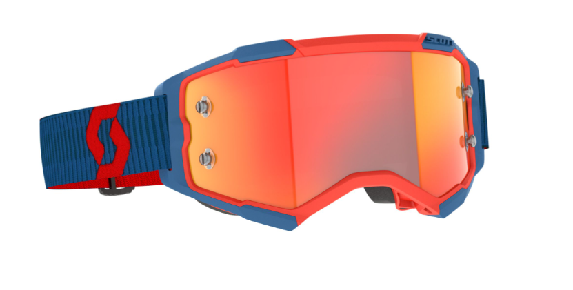 SCOTT Fury Goggles,Mørkeblå/Neonrød