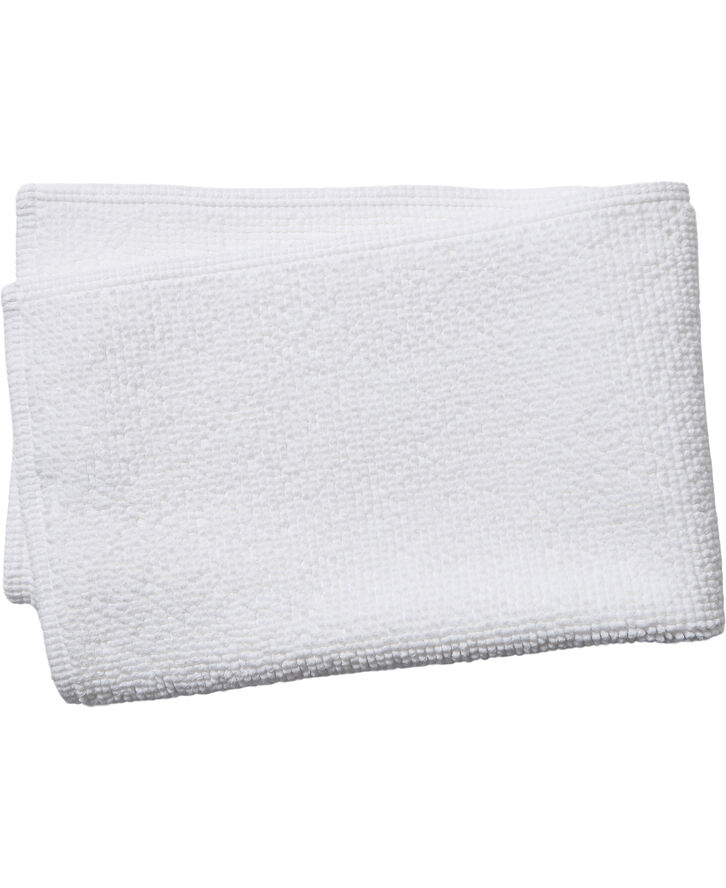Magasin du Nord Collection Bathmat stonewashed 50x80 white GOTS
