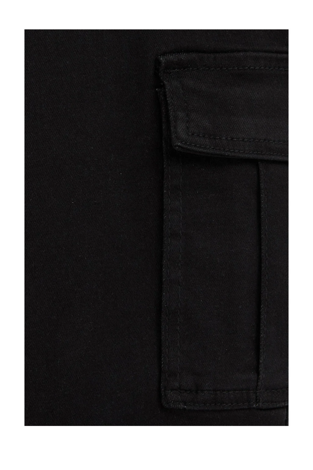 WE Fashion Blue Ridge waist tapered jeans zwart