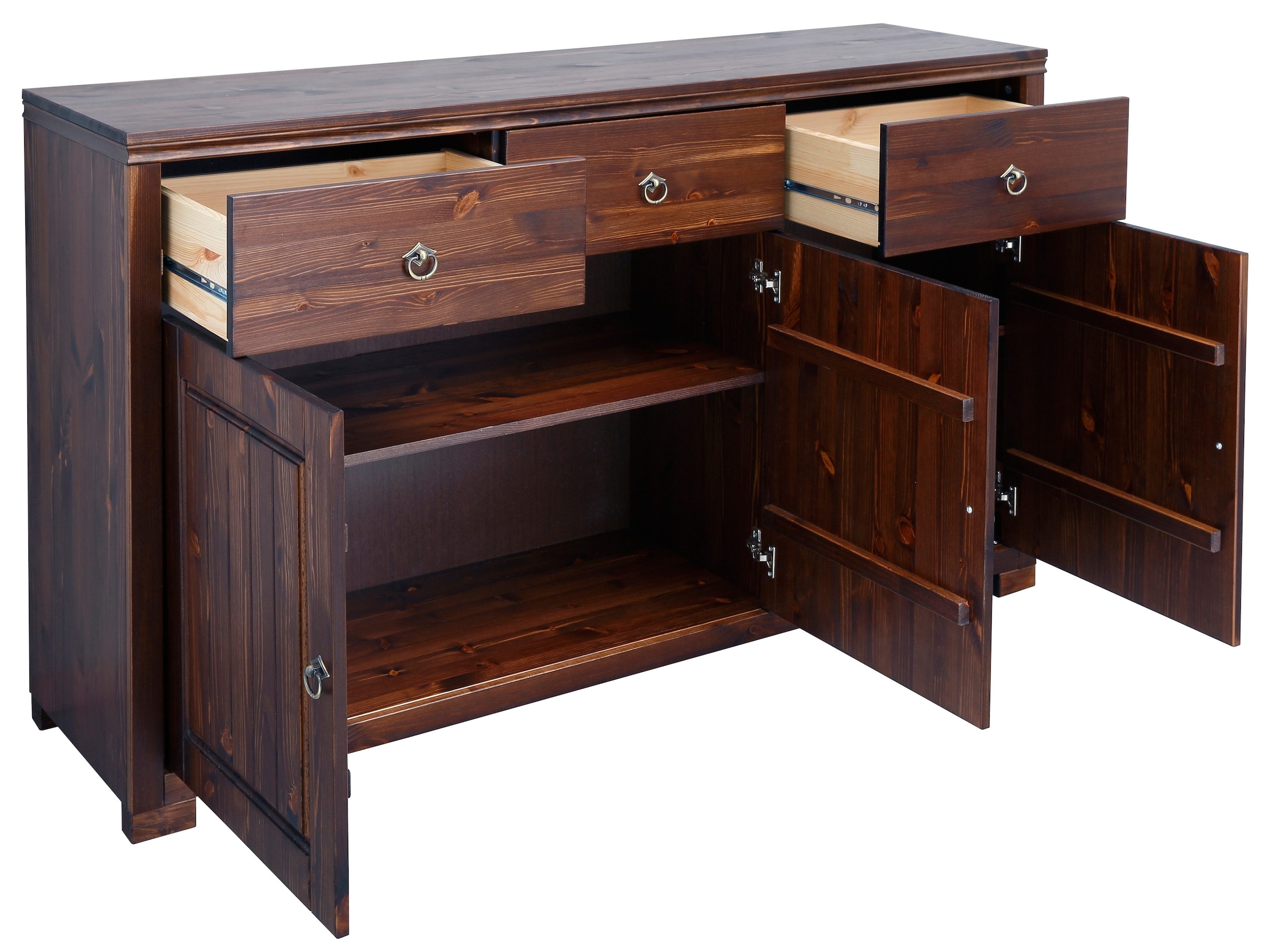 Home affaire Sideboard »Gotland« Kommode, Breite 147 cm, aus massiver Kiefer, FSC®