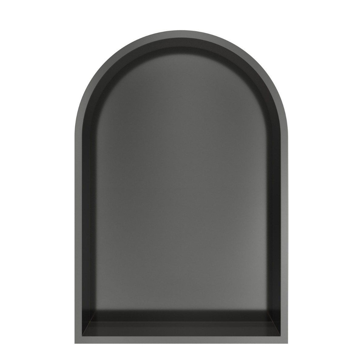 Hotbath &More inbouwnis toogmodel 30x45x10cm geborsteld gunmetal PVD
