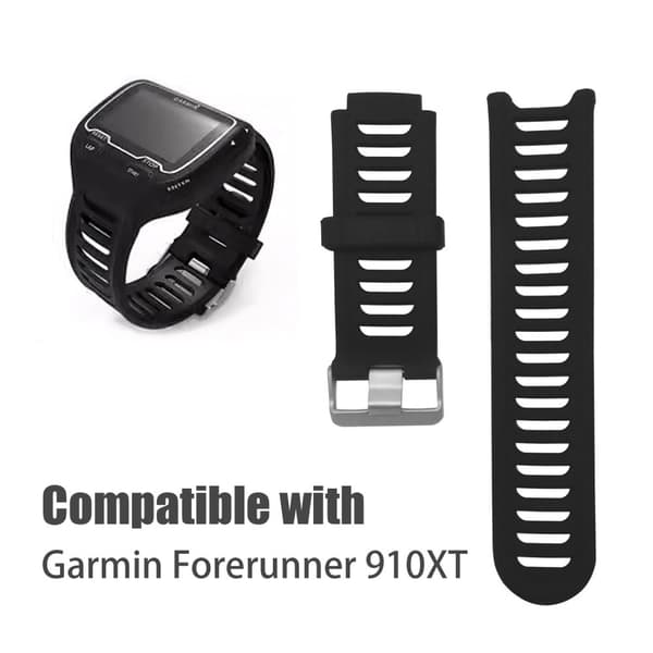 INF Klokkereim av silikon Garmin Forerunner 910XT