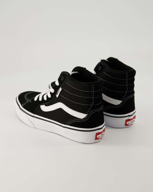 Vans YT Filmore Hi Schnürschuhe in Schwarz