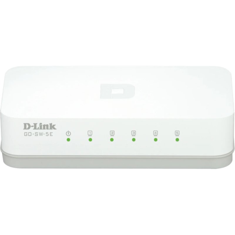 Commutateur réseau Non-géré Fast Ethernet (10/100) Blanc D-Link GO-SW-5E