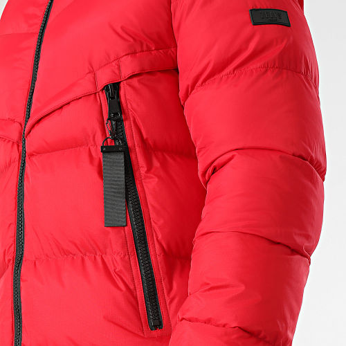 Doudoune Capuche Longue Jackson Rouge