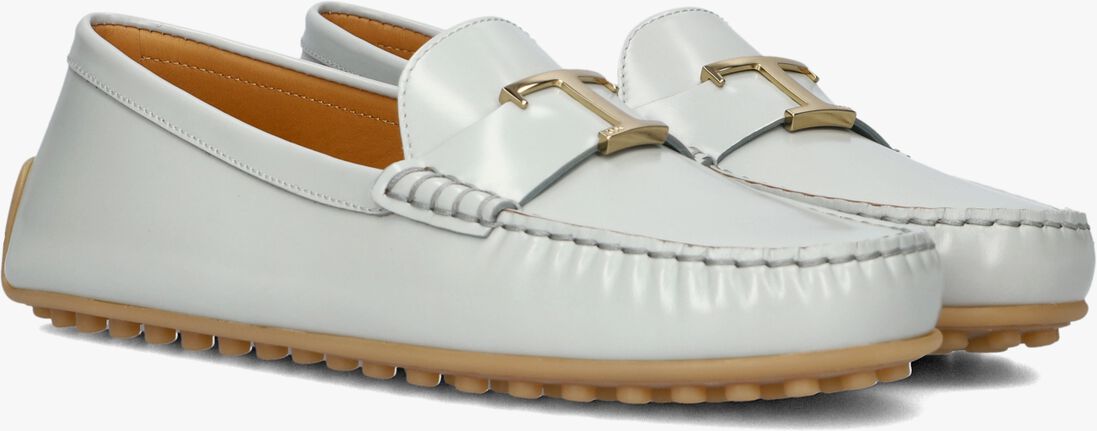 witte tod's mocassins gomma 10l mocassino