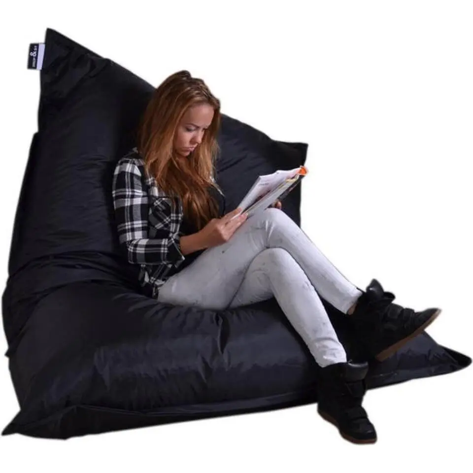 Parya Home - Ruime zitzakken - Kussen - Nylon - 100x150 cm - blauw