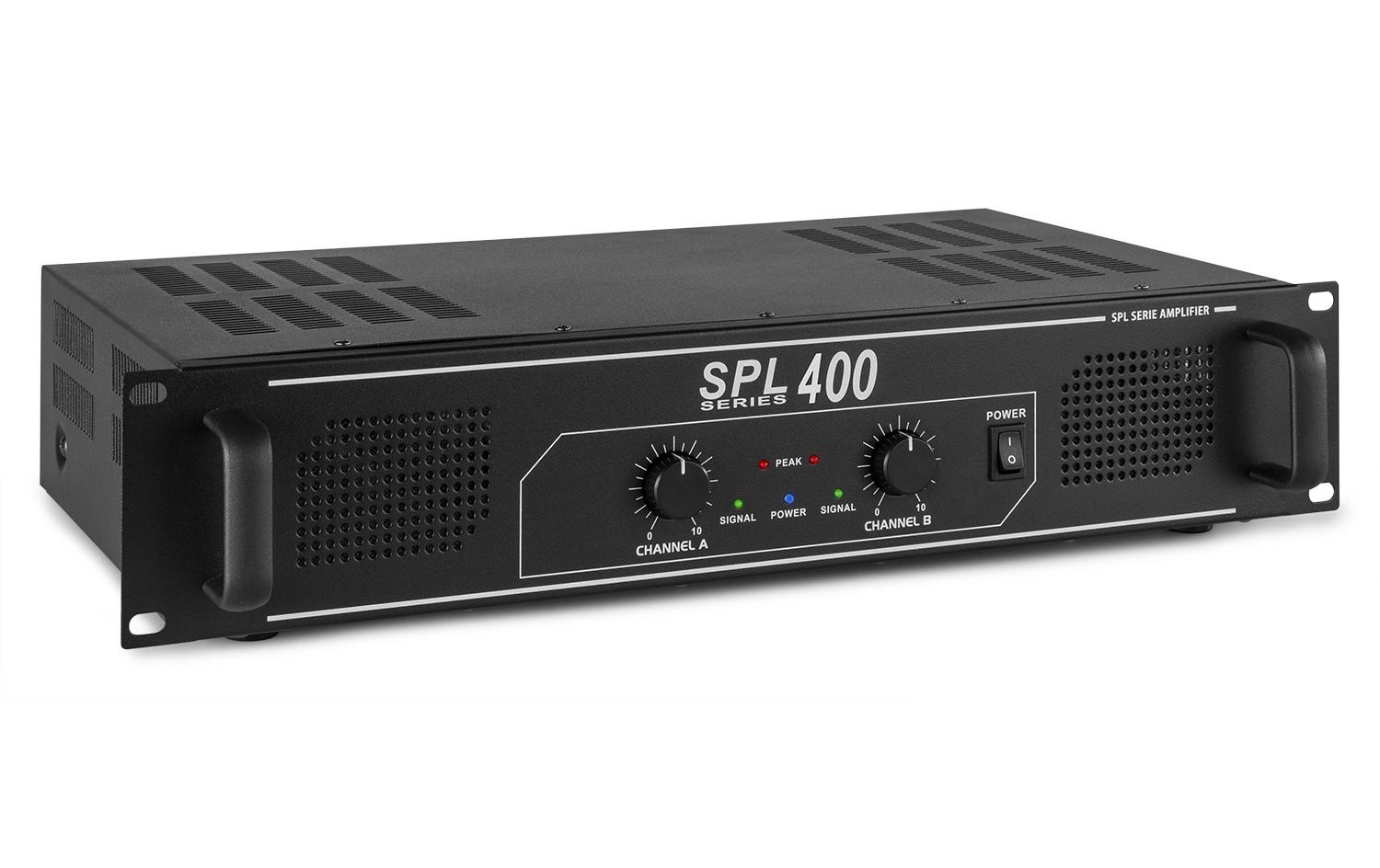 Endstufe SPL 400 BlackEndstufe mit 2x 200 Watt