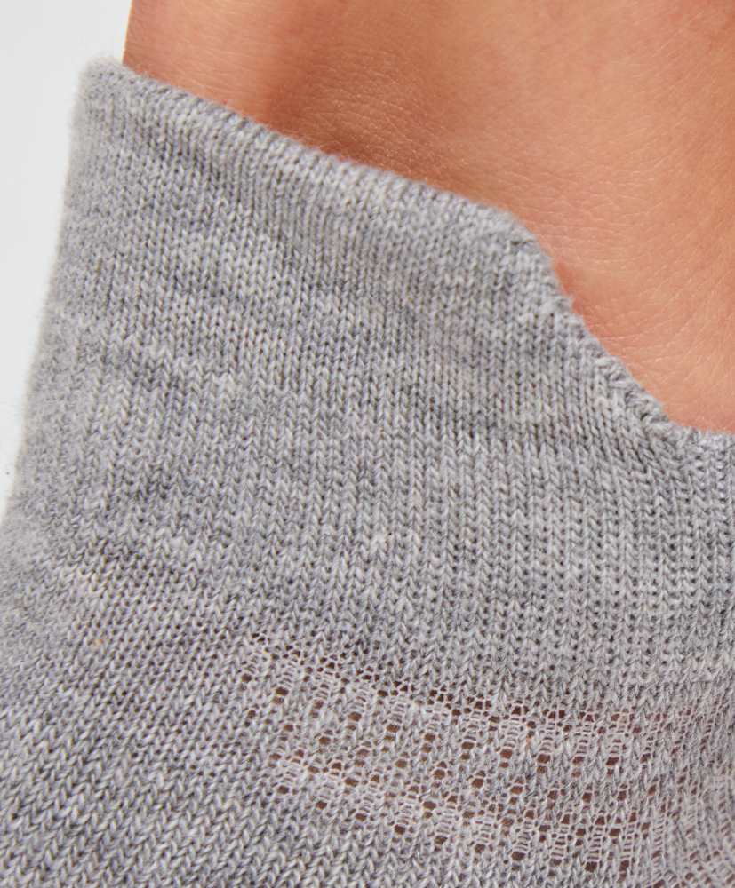 3 pares de meias de algodão para tênis esportivos