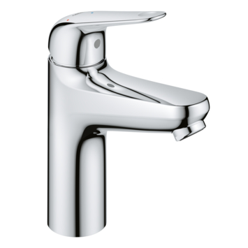 Grohe wastafelkraan Swift Medium-size  Push open Chroom