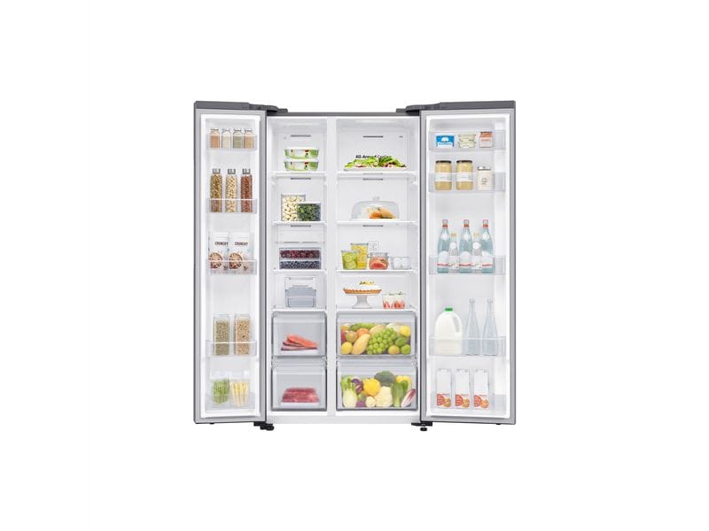 Samsung Foodcenter RS62DG5003S9WS Silber matt Side by Side Kühl- und Gefrierteil