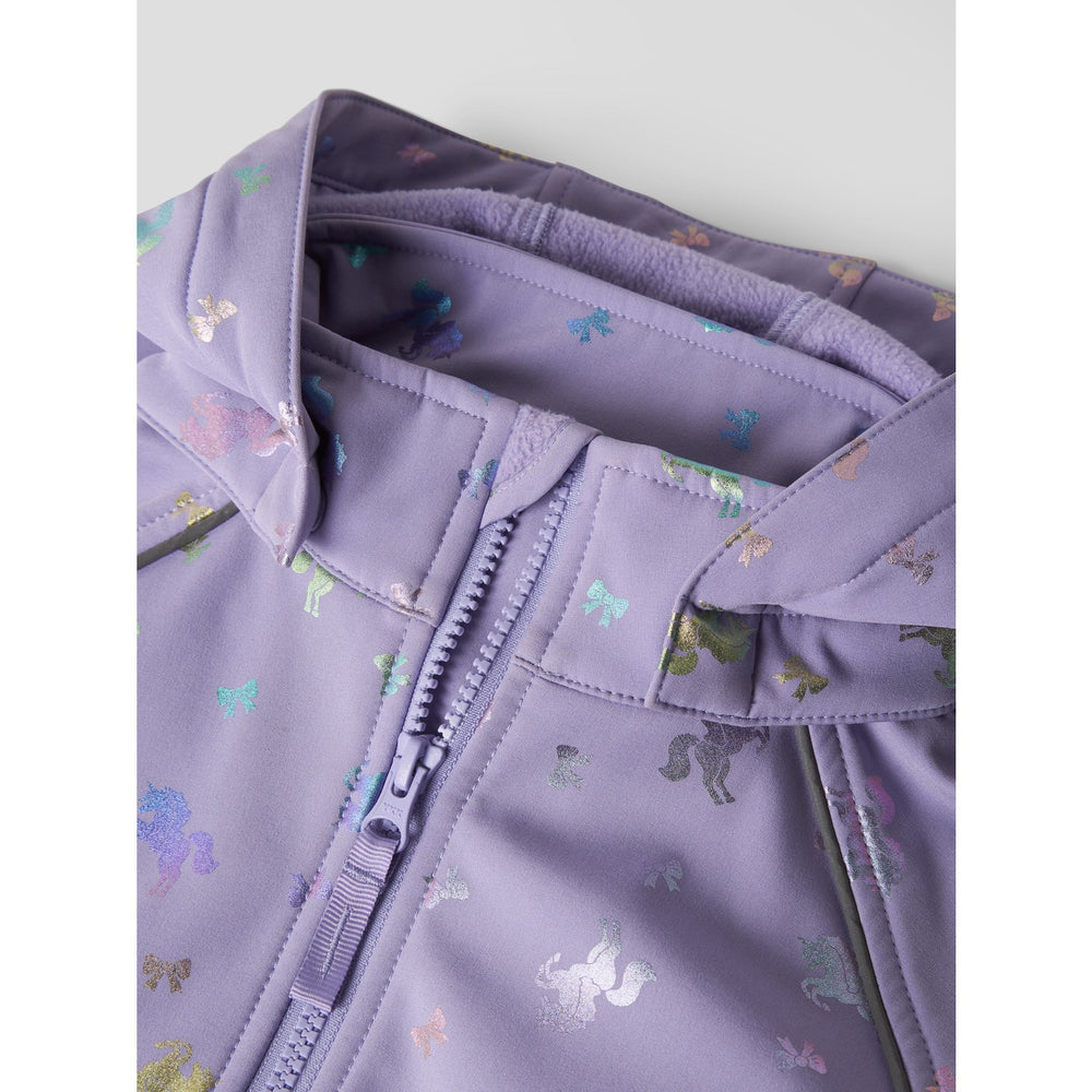 Køb Name It Sunlit Allium Bow Nmfalfa08 Softshell Jakke Foil Aop Fo