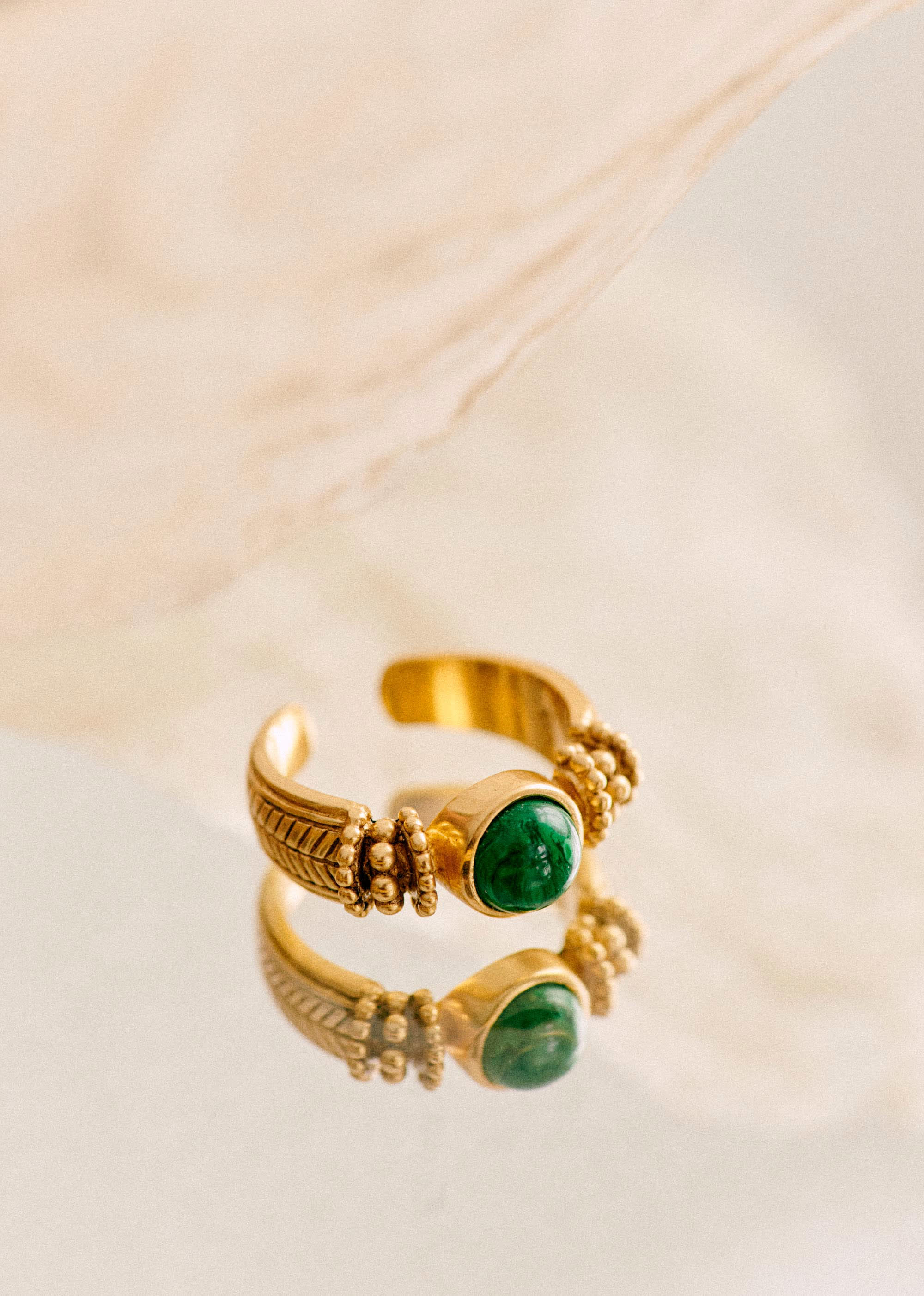 Bague Martha - Vert doré - E-SHOP/BIJOUX Bracelets & Bagues 5905871