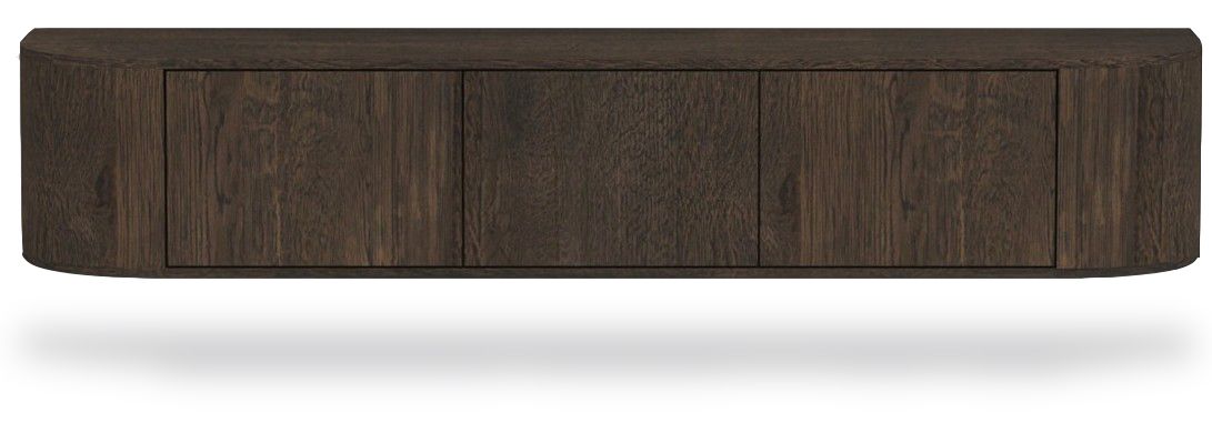Hangend tv-meubel Novero B180 x D35 x H33 cm