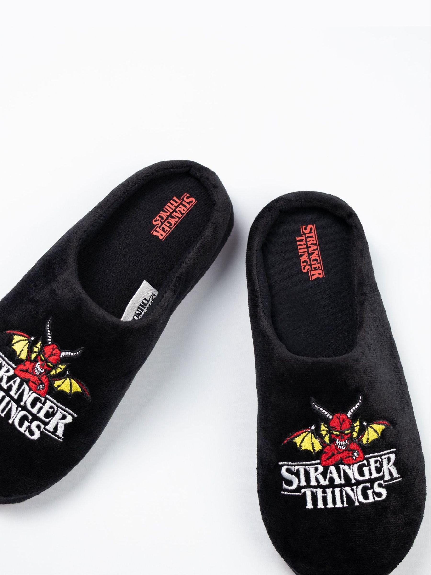 Vanilla Underground Stranger Things Mule Slippers