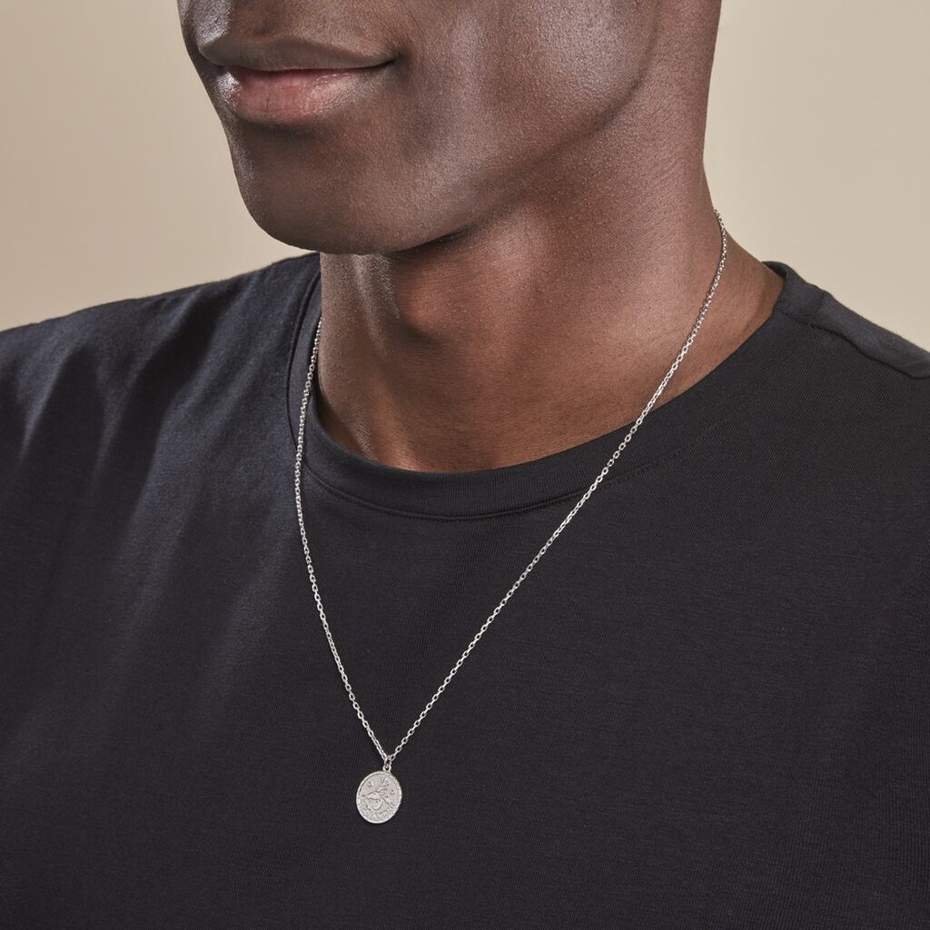 Collier Argent Blanc Hosni